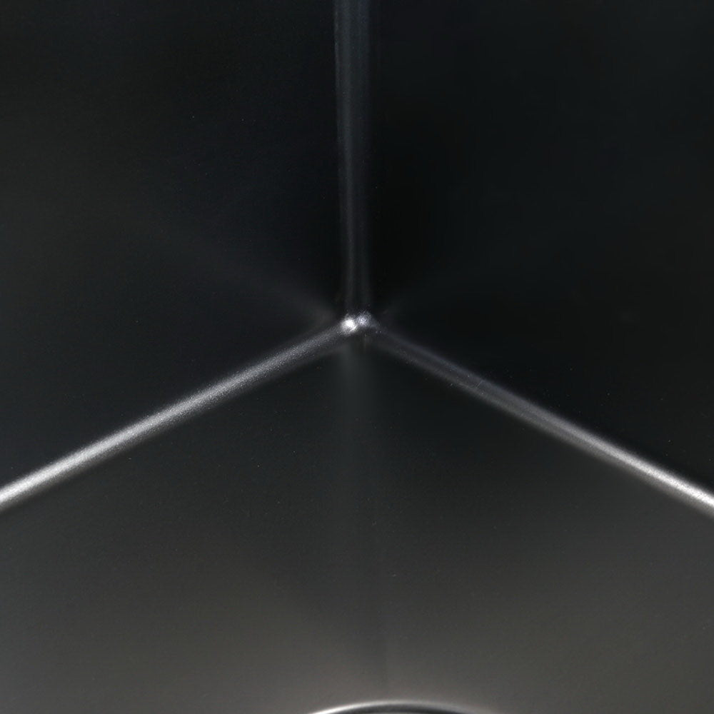 Cefito Kitchen Sink 100X45CM Stainless Steel Basin Double Bowl Black - TRENDZ