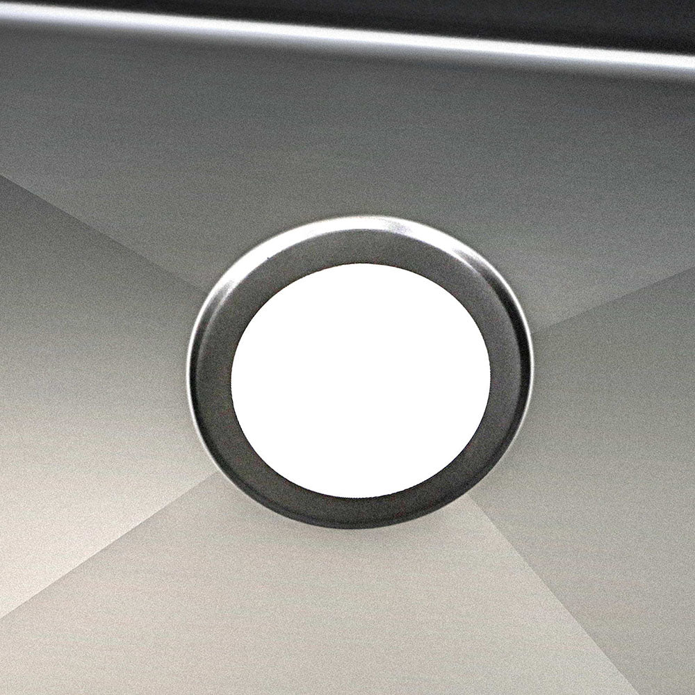 Cefito Kitchen Sink 44X44CM Stainless Steel Basin Single Bowl Black - TRENDZ