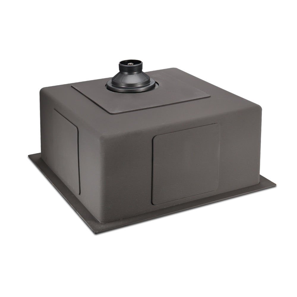 Cefito Kitchen Sink 51X45CM Stainless Steel Basin Single Bowl Black - TRENDZ