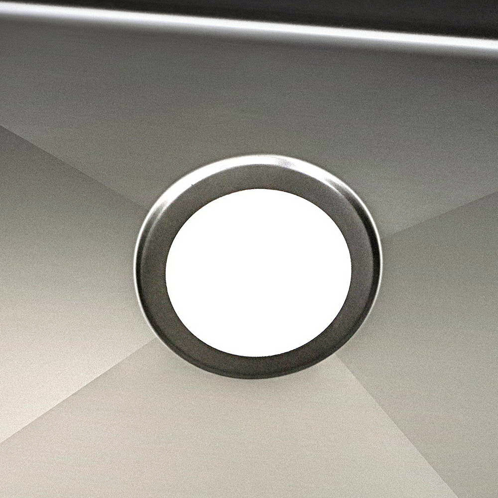 Cefito Kitchen Sink 60X45CM Stainless Steel Basin Single Bowl Black - TRENDZ