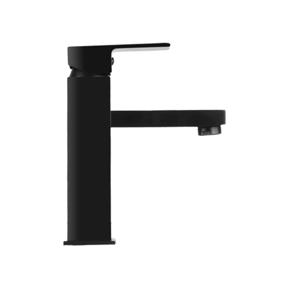 Cefito Bathroom Basin Mixer Tap Square Faucet Vanity Laundry Black - TRENDZ