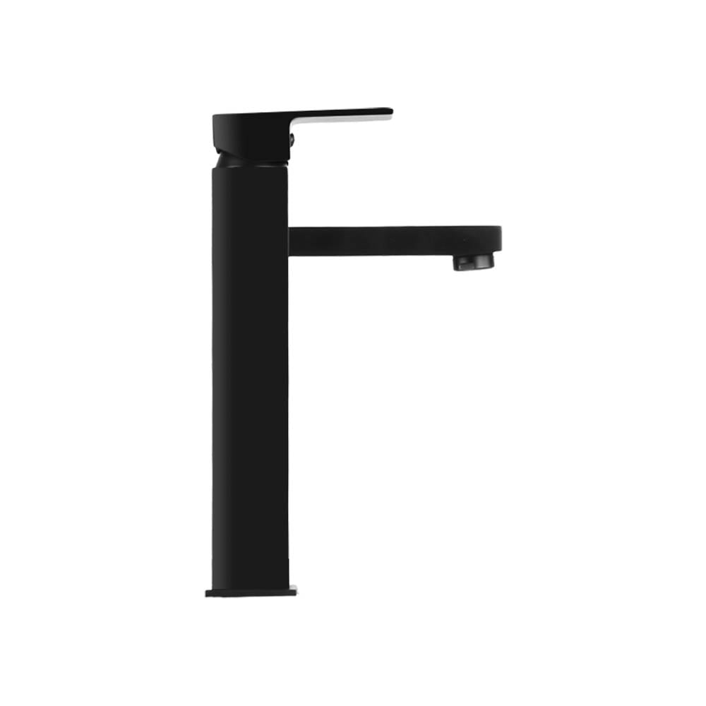 Cefito Bathroom Basin Mixer Tap Square Tall Faucet Vanity Laundry Black - TRENDZ