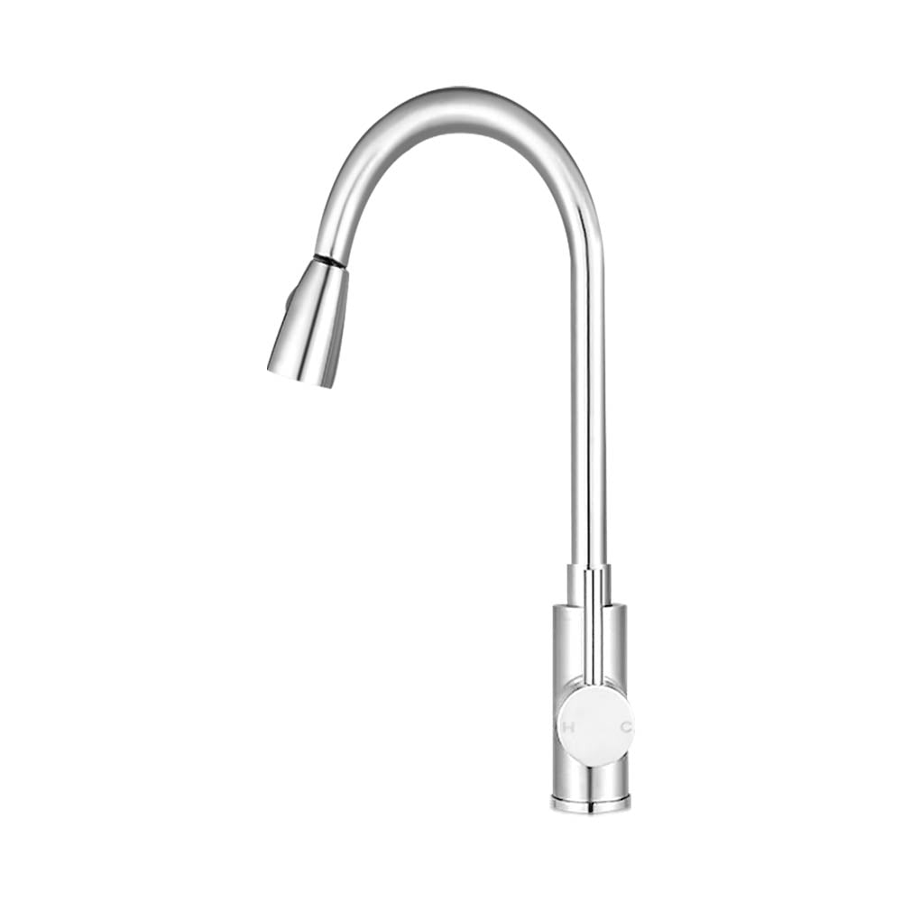 Cefito Kitchen Mixer Tap Pull Out 2 Mode Sink Faucet Basin Laundry Chrome - TRENDZ