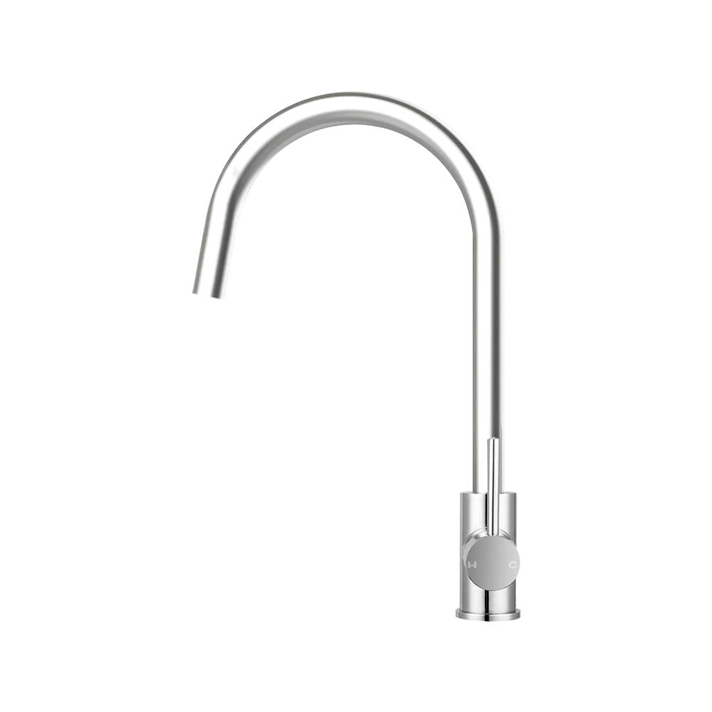 Cefito Kitchen Mixer Tap Mixer Round Sink Faucet Basin Laundry Chrome - TRENDZ