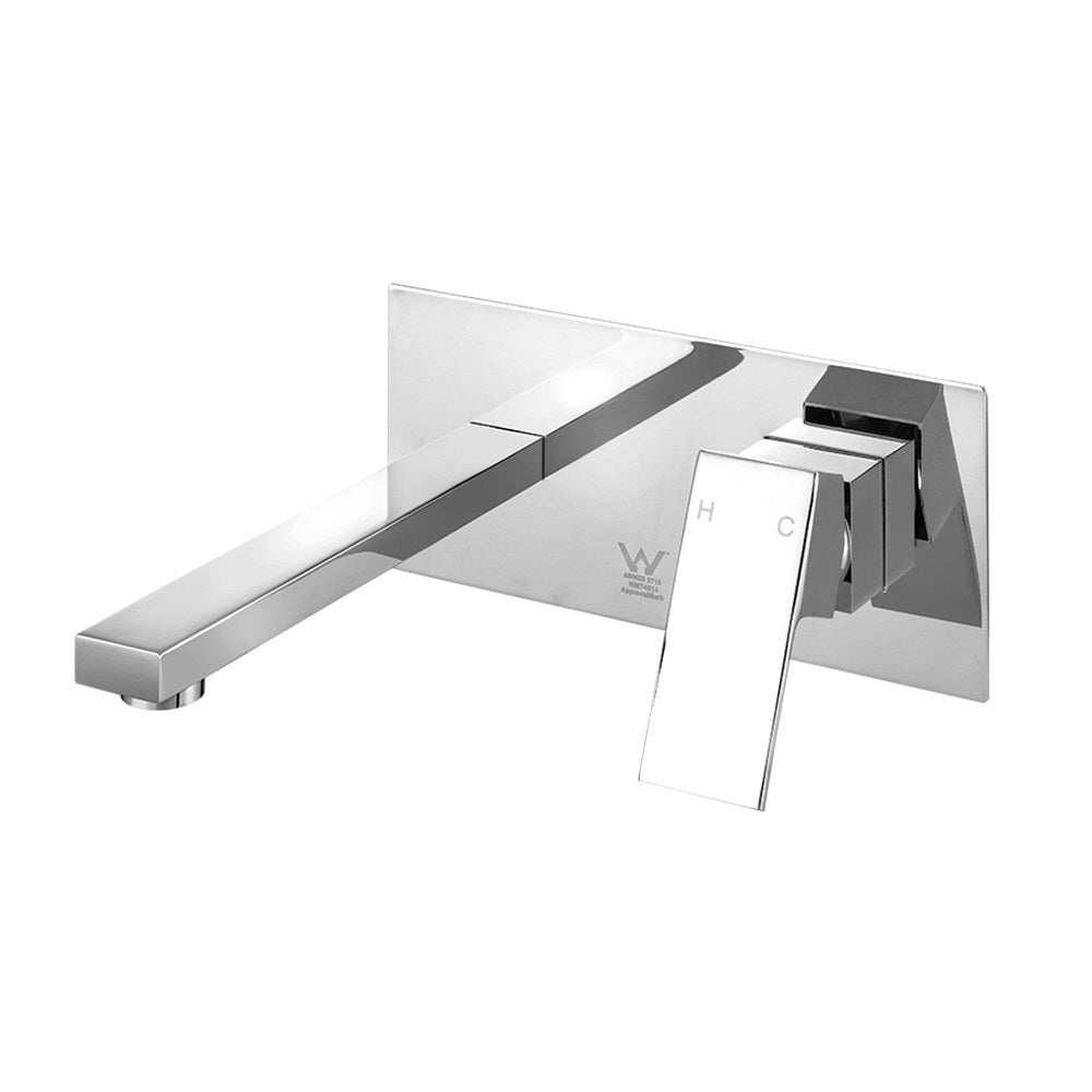 Cefito Bathroom Basin Mixer Tap Separate Faucet Vanity Laundry Chrome - TRENDZ
