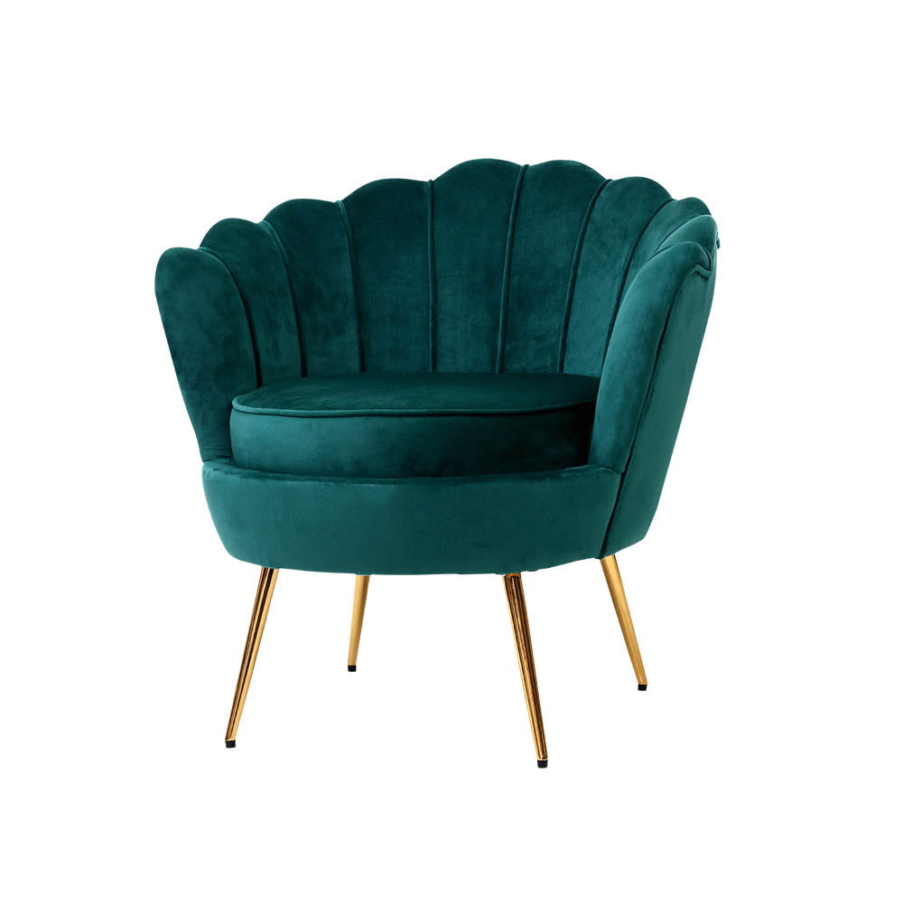 Artiss Armchair Velvet Green Callista - TRENDZ