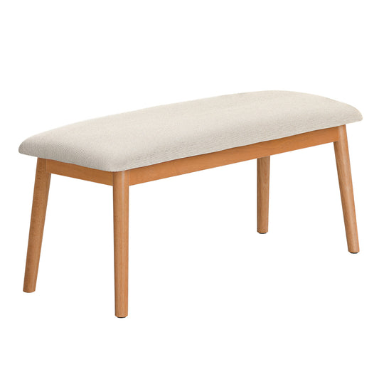 Artiss Dining Bench Upholstery Seat Wooden Chair 106cm - TRENDZ