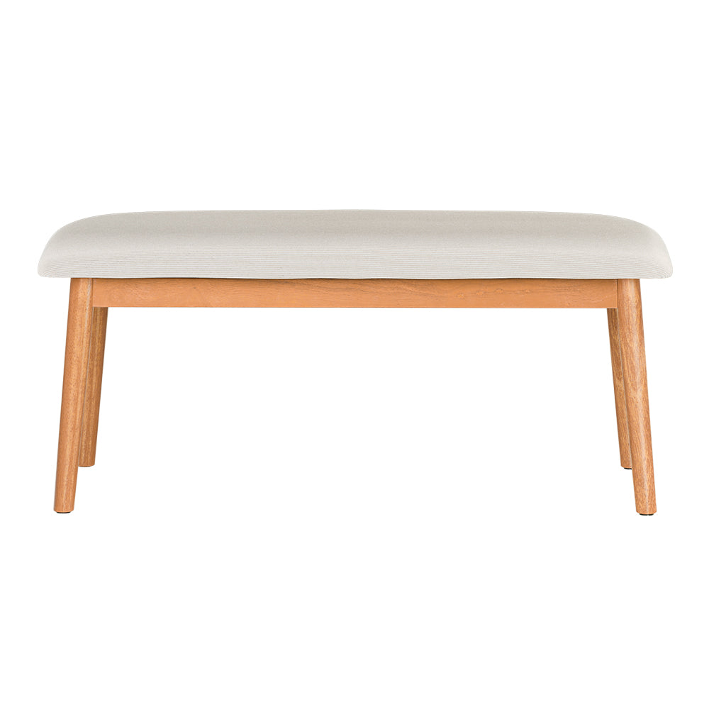 Artiss Dining Bench Upholstery Seat Wooden Chair 106cm - TRENDZ