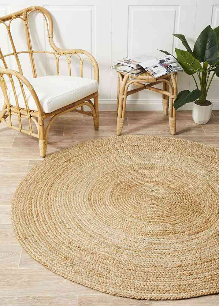 Atrium Polo Natural By Rug Culture - 200X200CM - ROUND - TRENDZ