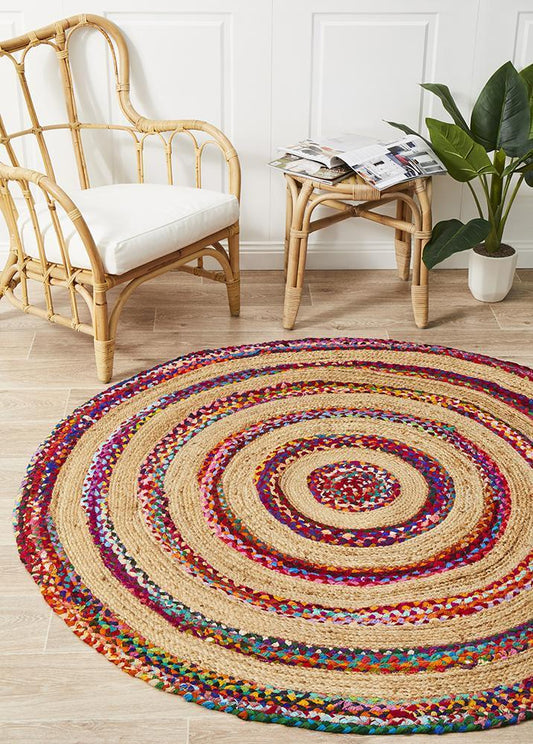 Atrium Target Multi By Rug Culture - 120X120CM ROUND - TRENDZ