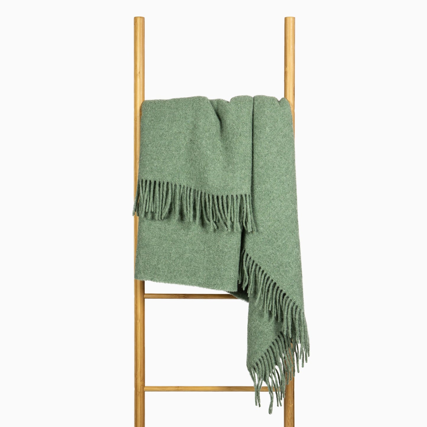 Brighton Throw - 100% NZ Wool - Sage - TRENDZ