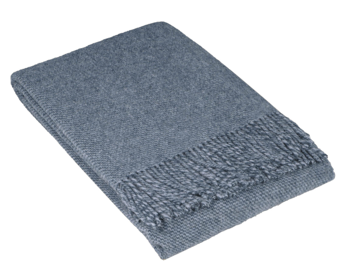 Cambridge Throw - 100% NZ Wool - Navy - TRENDZ