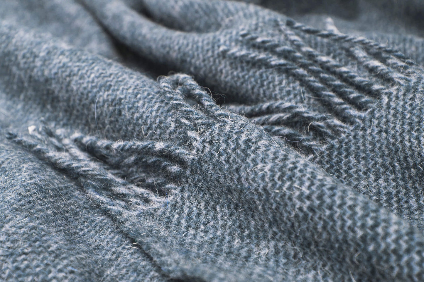Cambridge Throw - 100% NZ Wool - Navy - TRENDZ