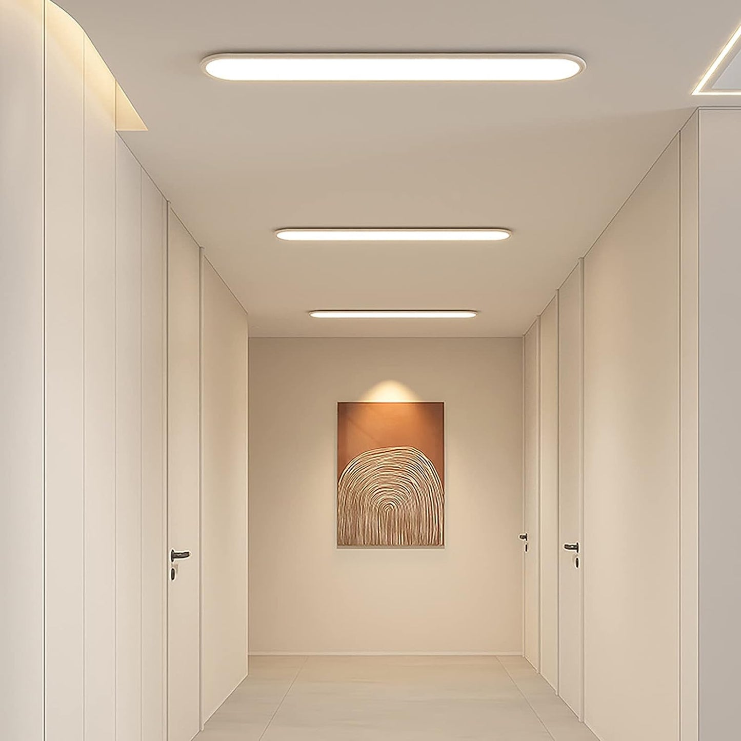 Dimmable LED Ceiling Light – Flush Mount in White