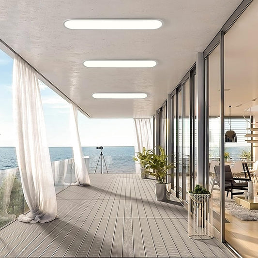 Dimmable LED Ceiling Light – Flush Mount in White