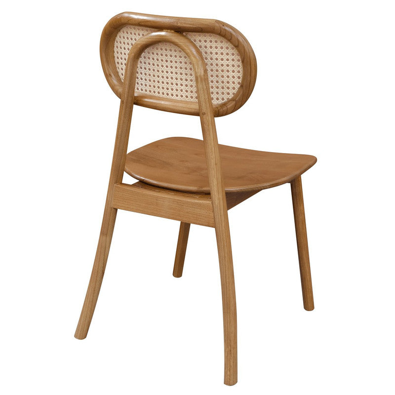 Kelly Rattan Dining Chair (Almond) - TRENDZ