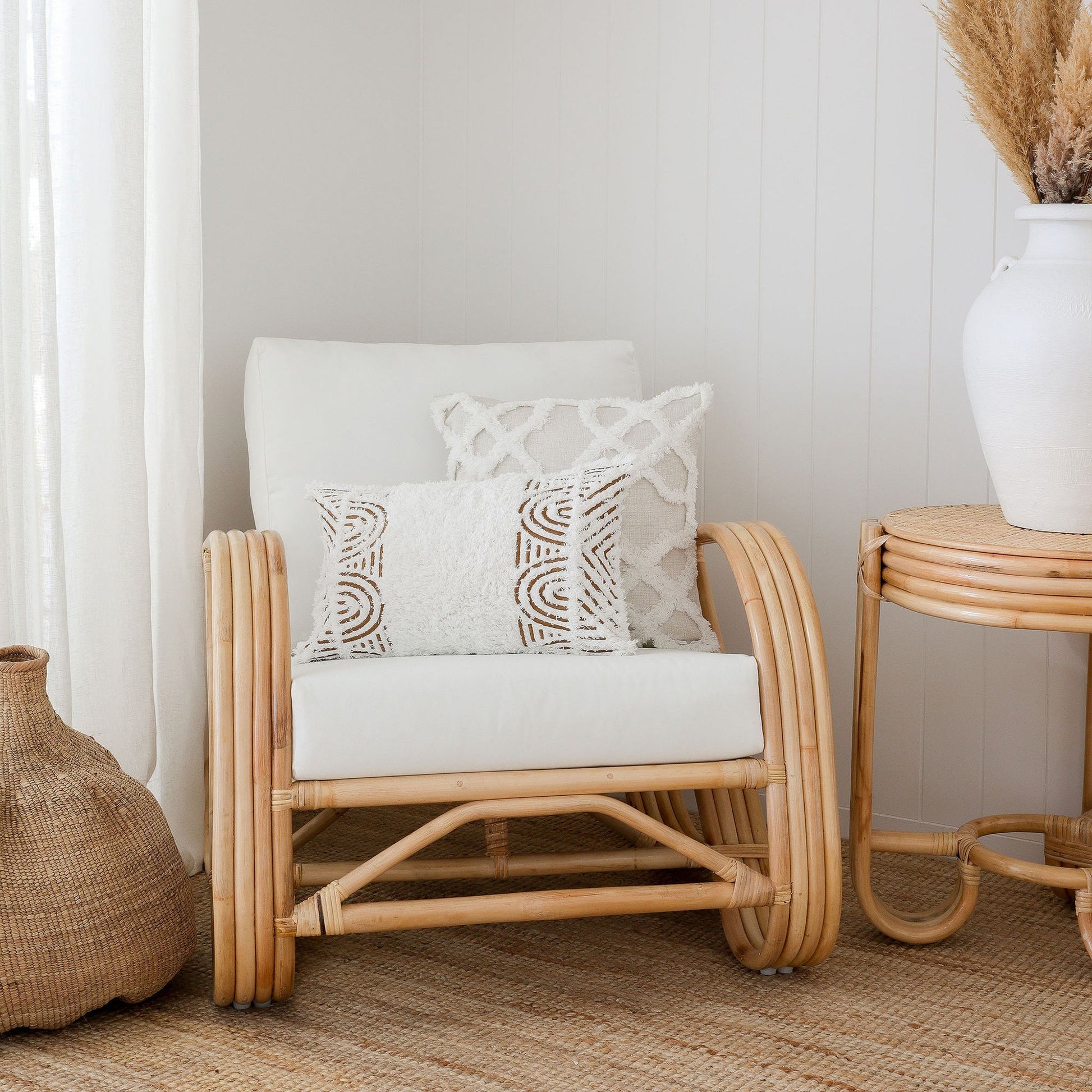 Cushion Cover-Boho Textured Single Sided-Africa-30cm x 50cm - TRENDZ