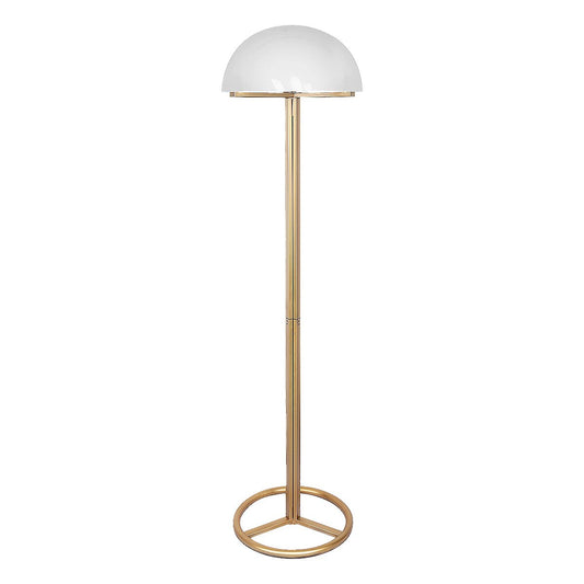 Sarantino Metal Floor Lamp with White Acrylic Shade by Sarantino - TRENDZ