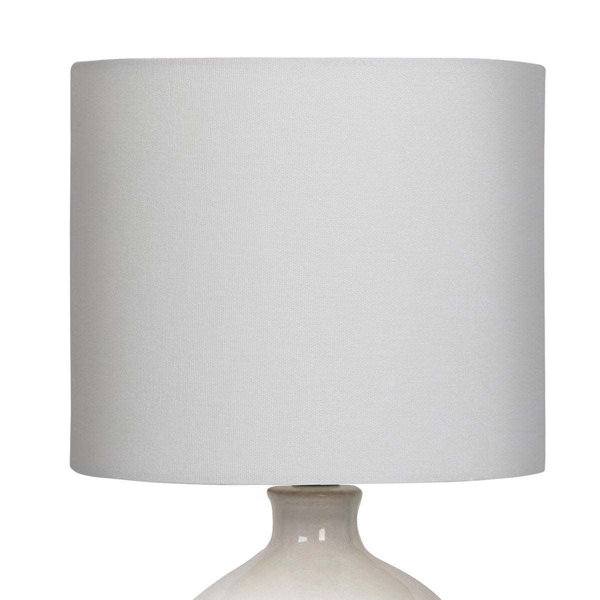 Sarantino Ceramic Table Lamp In Cream - TRENDZ