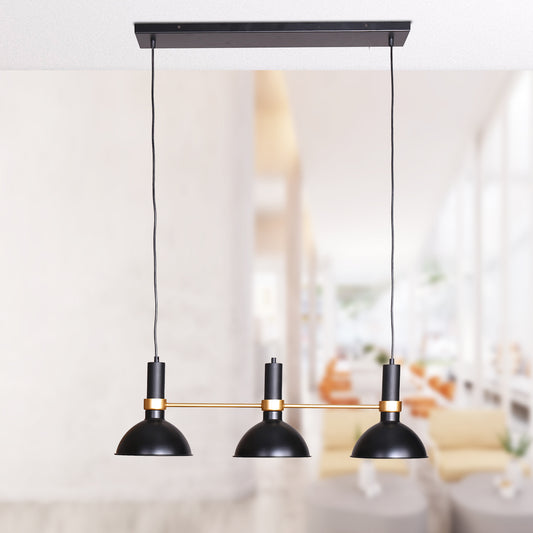 Sarantino 3-Light Hanging Pendant Lamp – Adjustable Retro Style