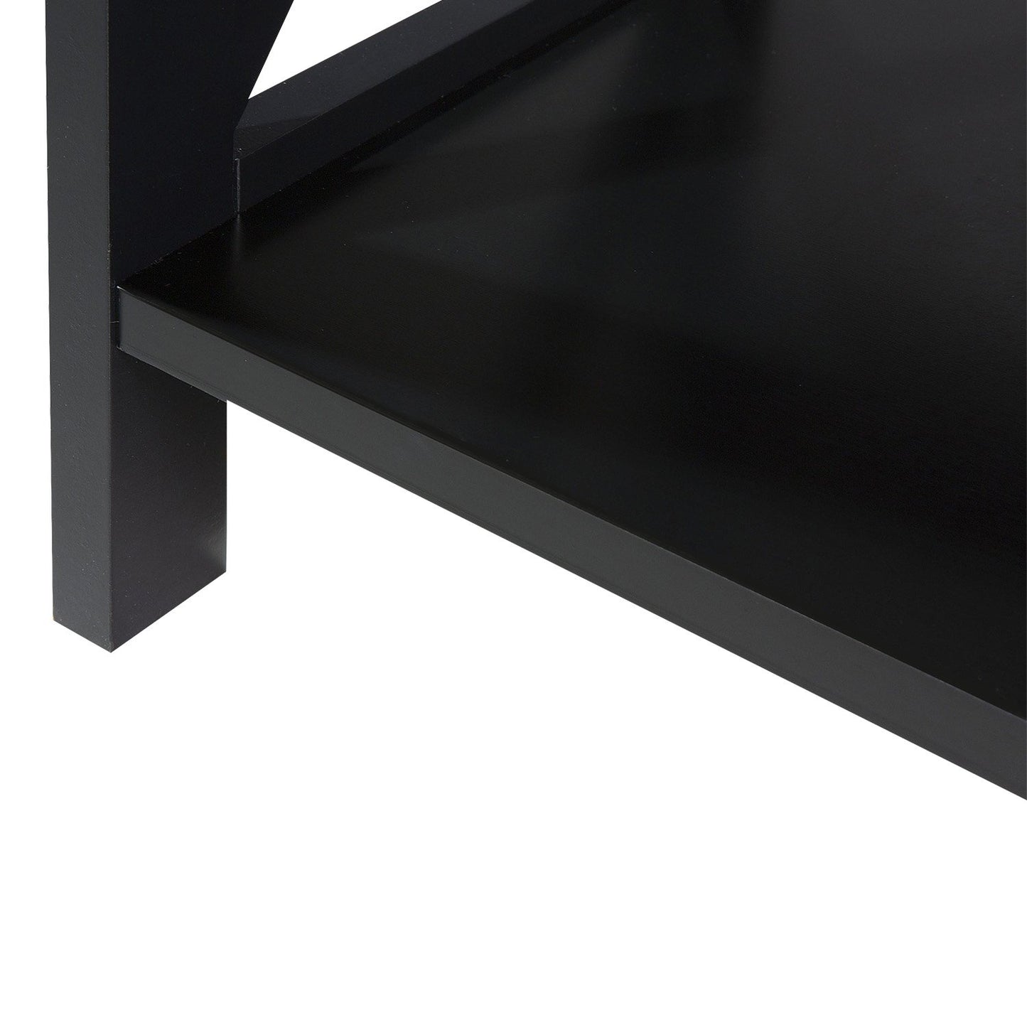 Sarantino Daphne 5-tier Cross Panel Bookshelf - TRENDZ