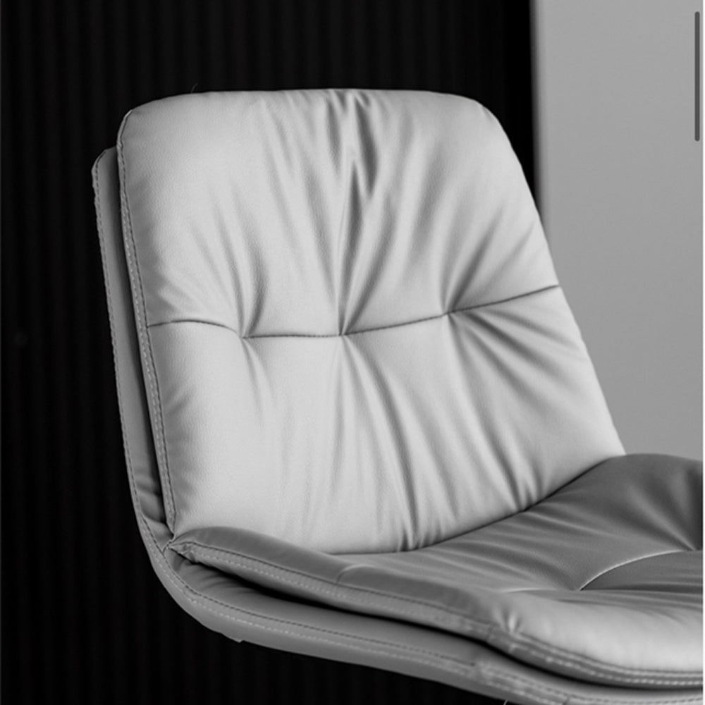 Bar Stools Kitchen Bar Stool Leather Barstools Swivel Gas Lift Counter Chairs x2 BS8406 Brown - TRENDZ