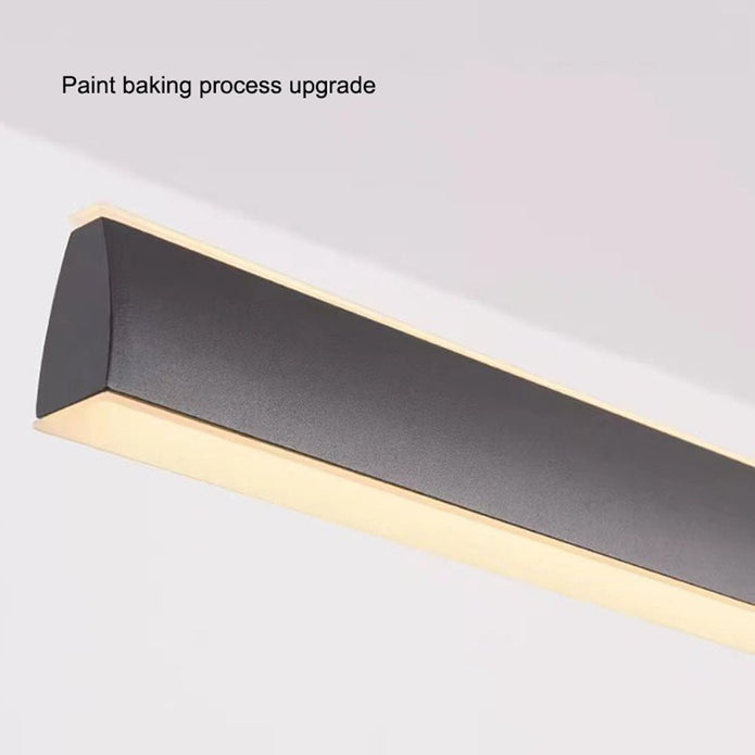 Modern Minimalist Trapezoid Pendant Light Adjustable LED Bar Light Black - TRENDZ
