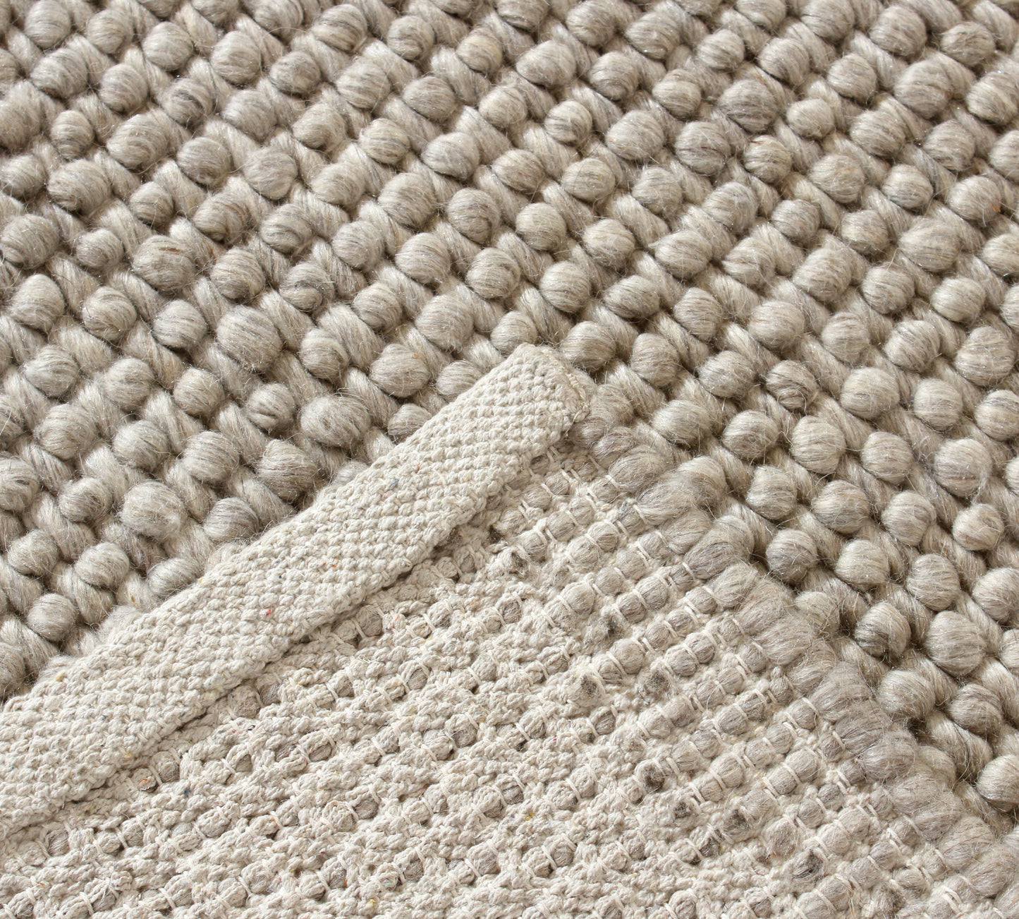 Aura Hand Woven Loop Pile Wool Rug - 240x340 - TRENDZ