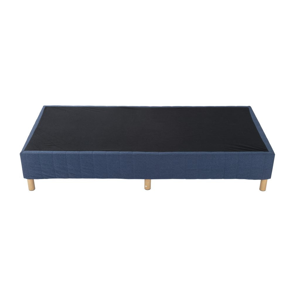Metal Bed Frame Mattress Foundation Blue – Single - TRENDZ