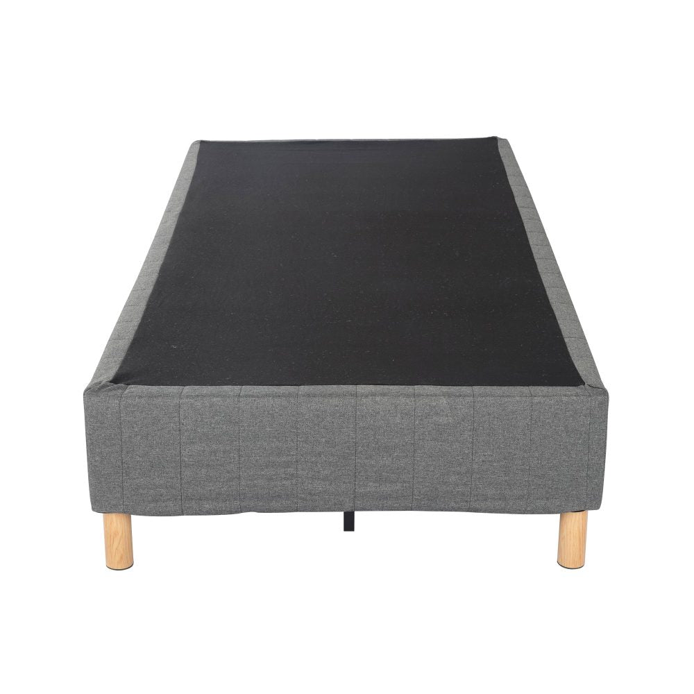 Metal Bedframe Mattress Foundation (Dark Grey) – Single - TRENDZ