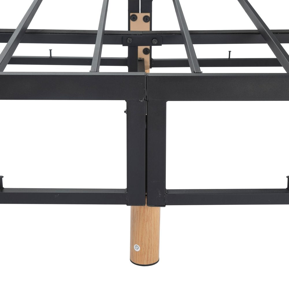 Metal Bedframe Mattress Foundation (Light Grey) – Single - TRENDZ