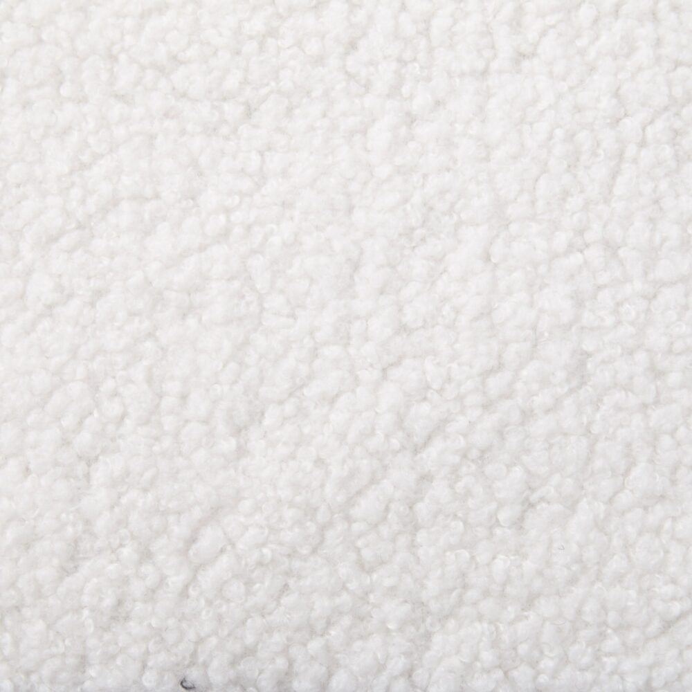 Boucle – teddy Sherpa Fabric Bliss Armrest Dining Chair Ensemble - TRENDZ