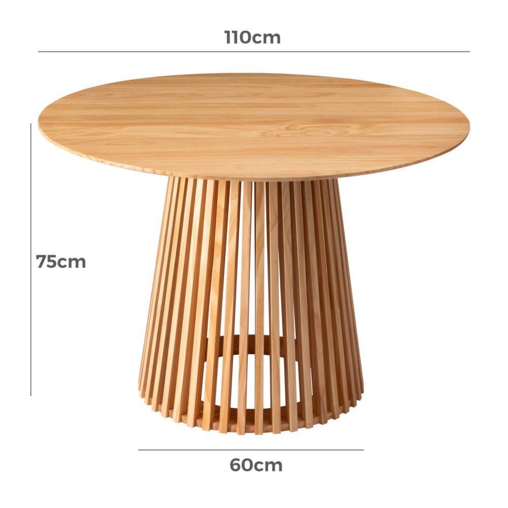 Palmer Natural Dining Table - TRENDZ