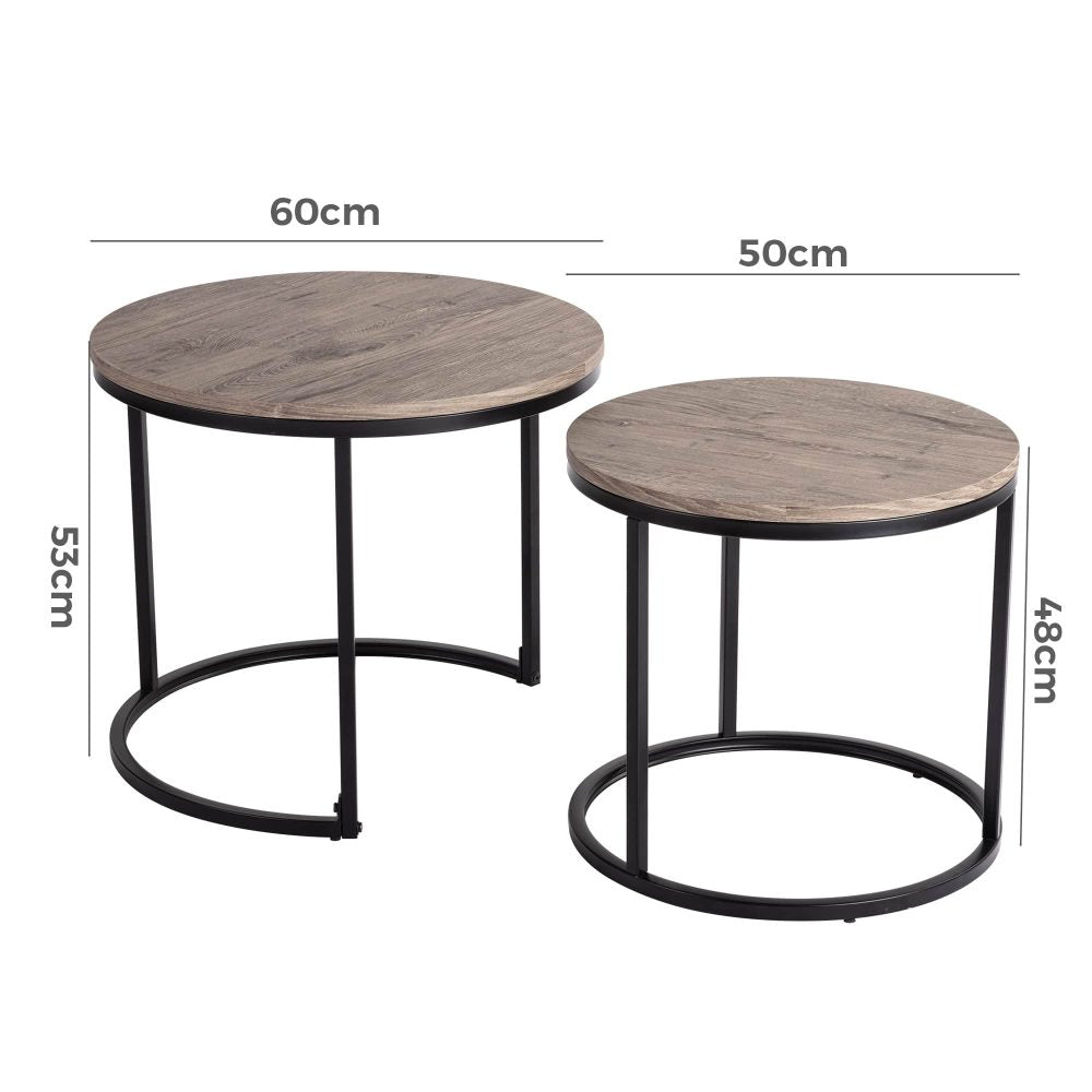 Nesting Coffee Table 2-piece - TRENDZ