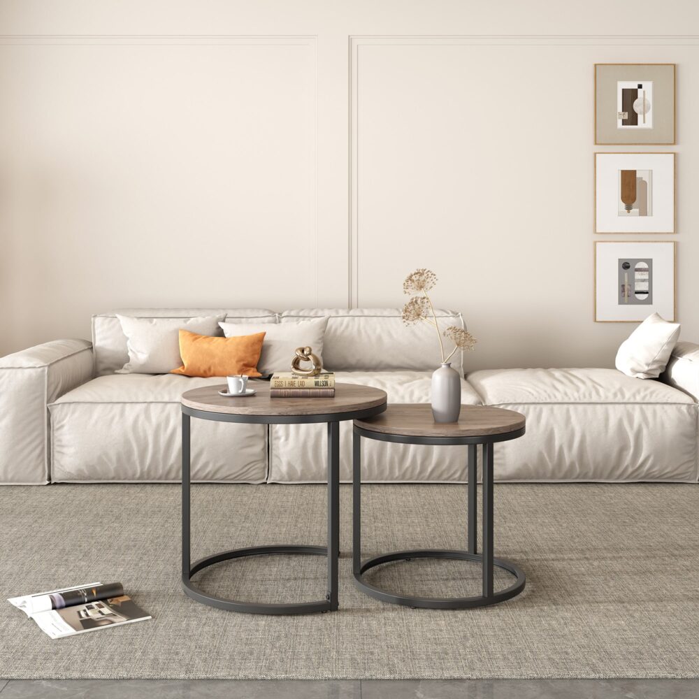 Nesting Coffee Table 2-piece - TRENDZ
