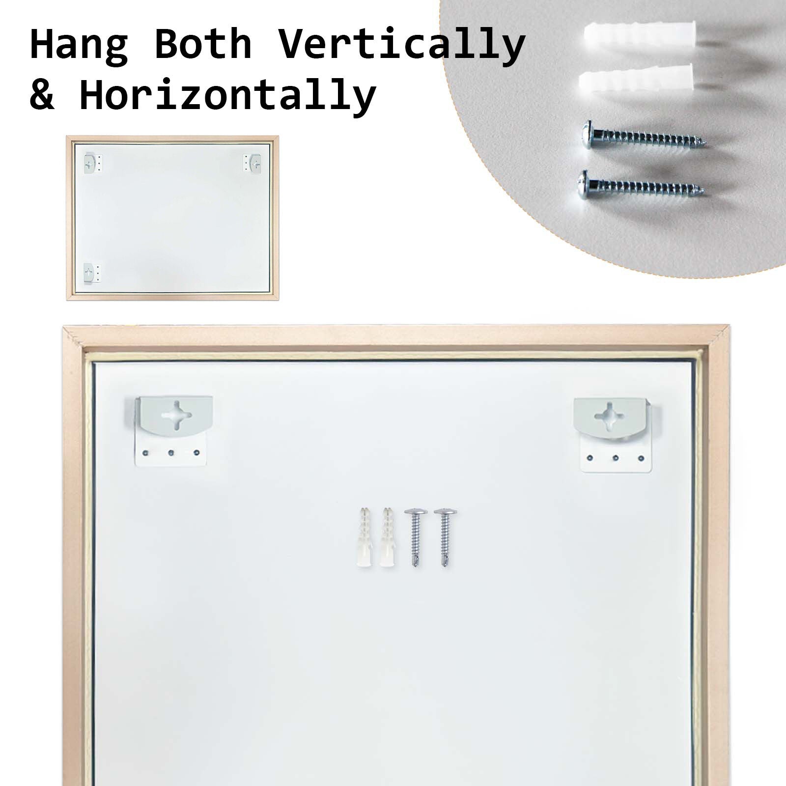 Wall Mirror Rectangular Frame Bathroom 70x90cm Turquoise - TRENDZ