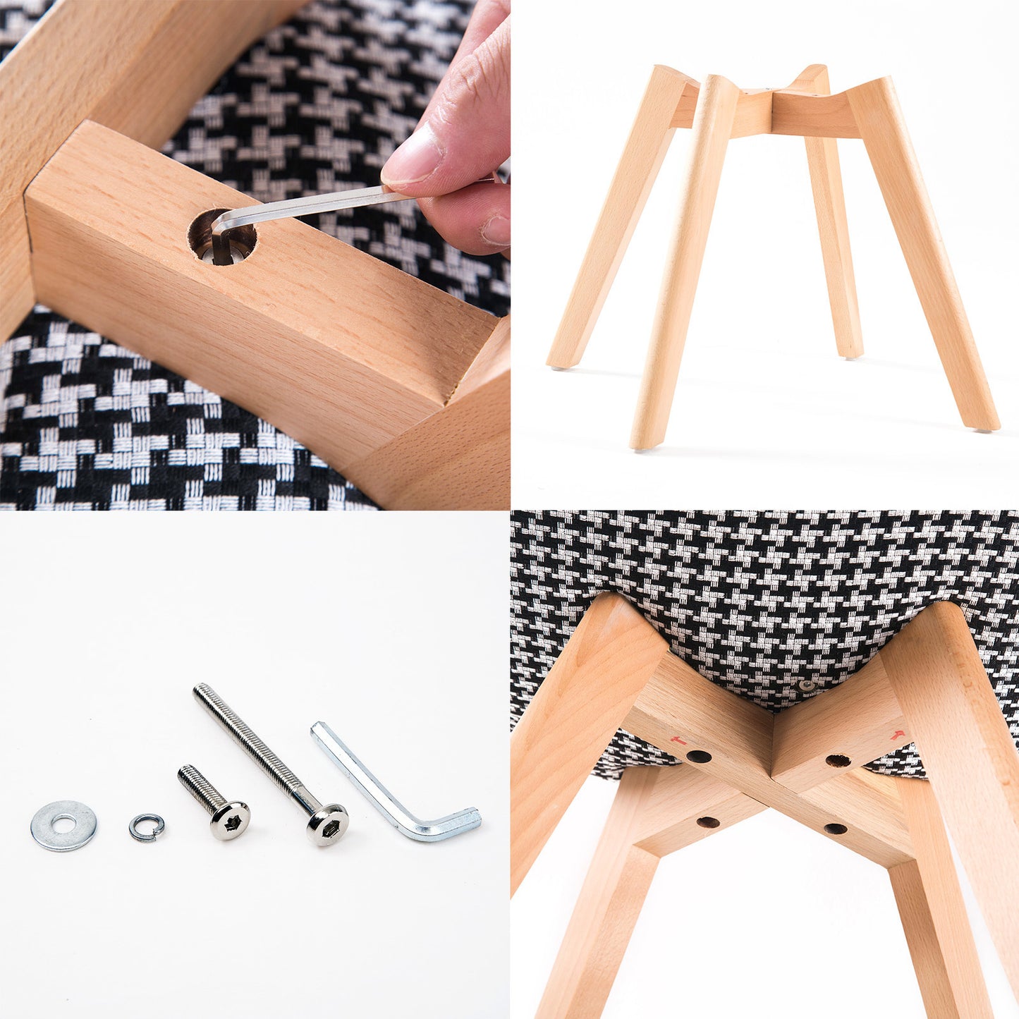 2X Retro Dining Cafe Chair Padded Seat MULTI COLOUR - TRENDZ