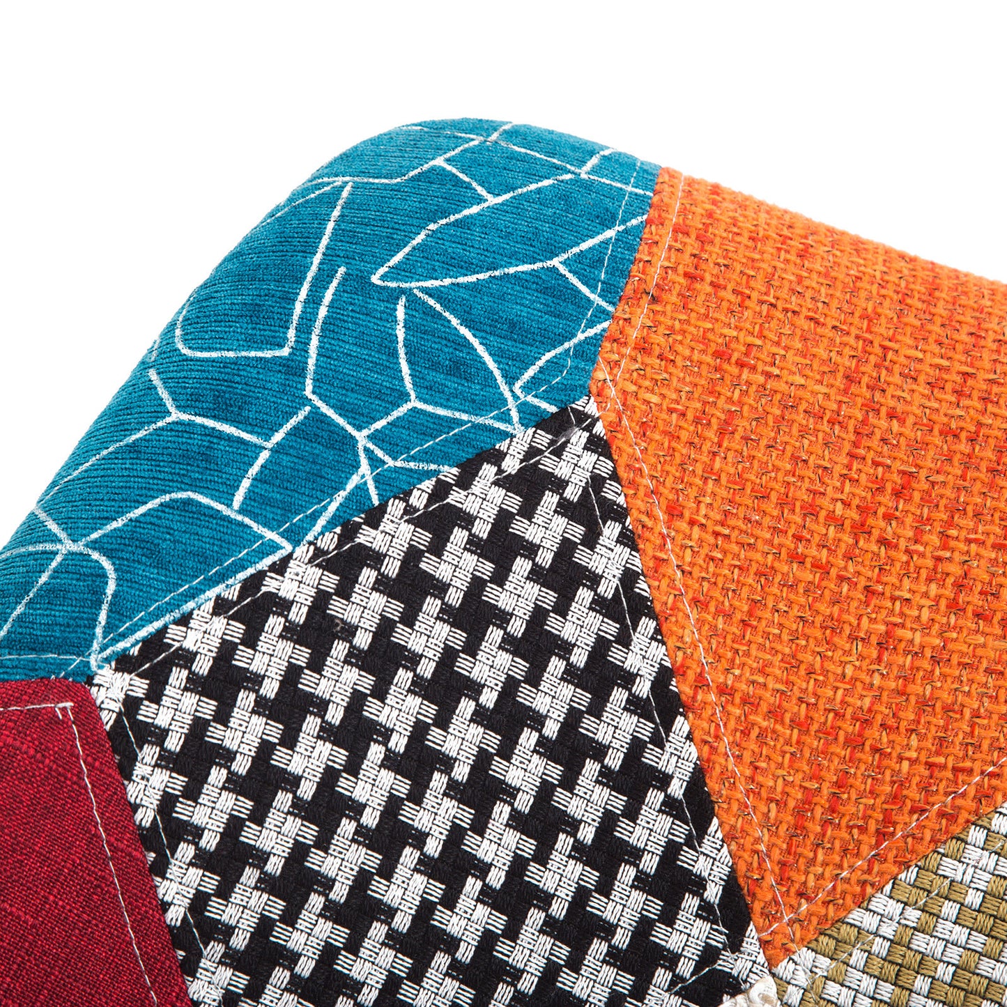 4X Retro Dining Cafe Chair Padded Seat MULTI COLOUR - TRENDZ