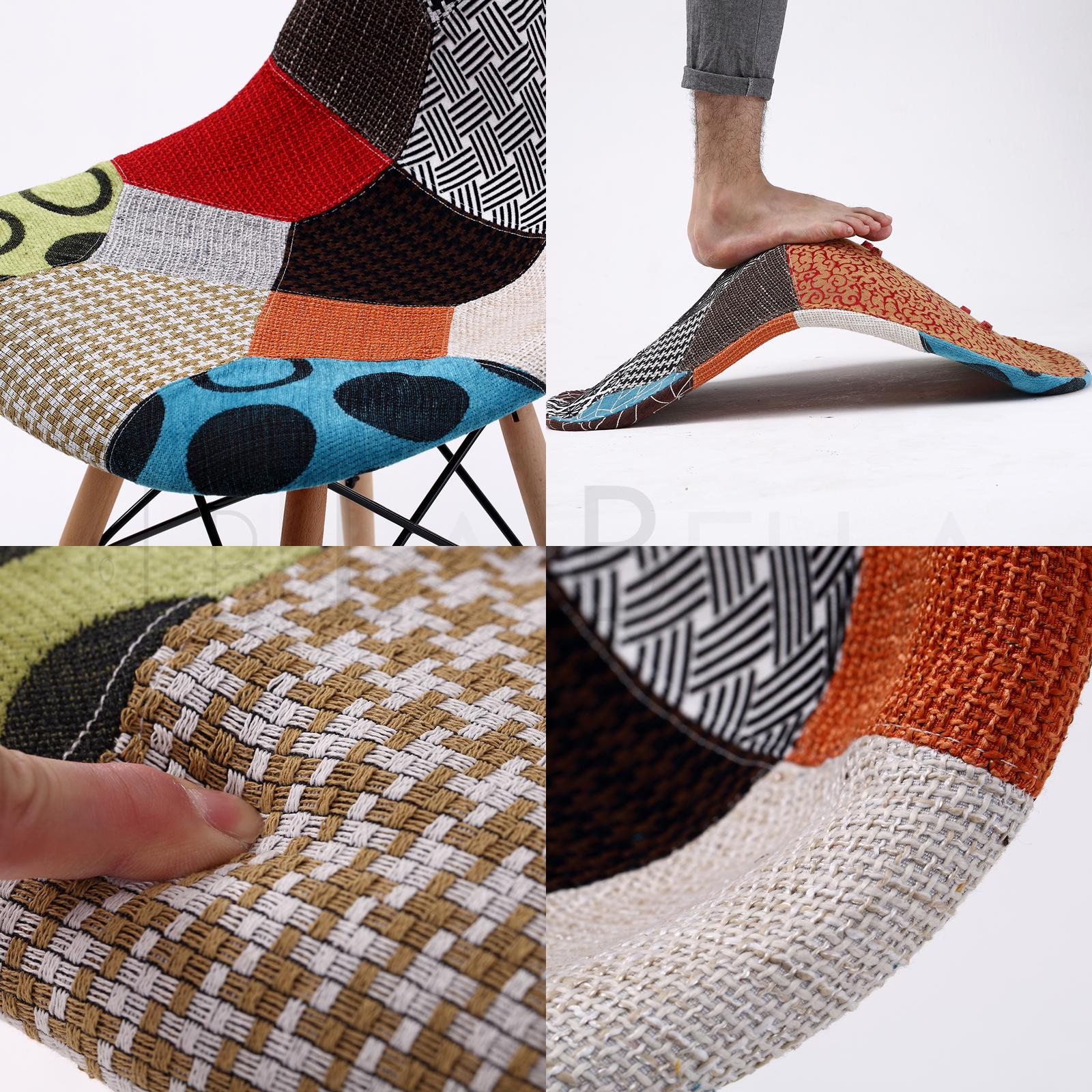 4X Retro Dining Cafe Chair DSW MULTI COLOUR - TRENDZ