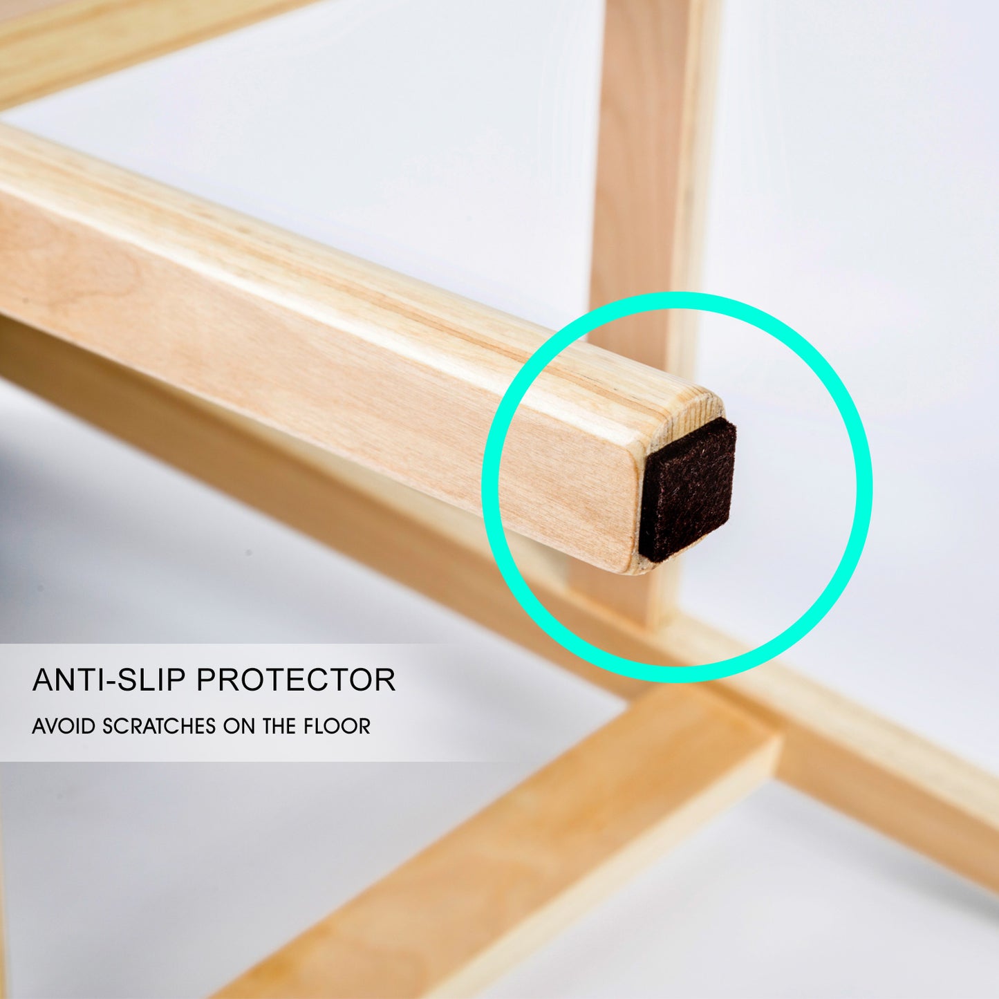 4X Wooden Bar Stool Dining Chair Fabric SOPHIA 74cm GREY - TRENDZ