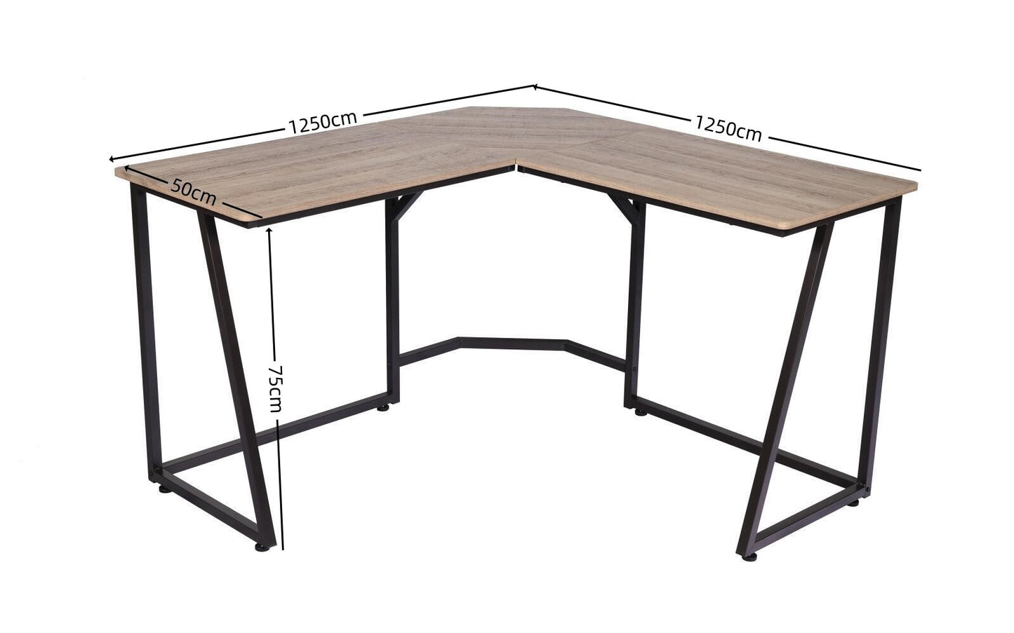 YES4HOMES Corner Computer Desk, Gaming Desk for Laptop, Writing Table, Multipurpose Workstation - TRENDZ
