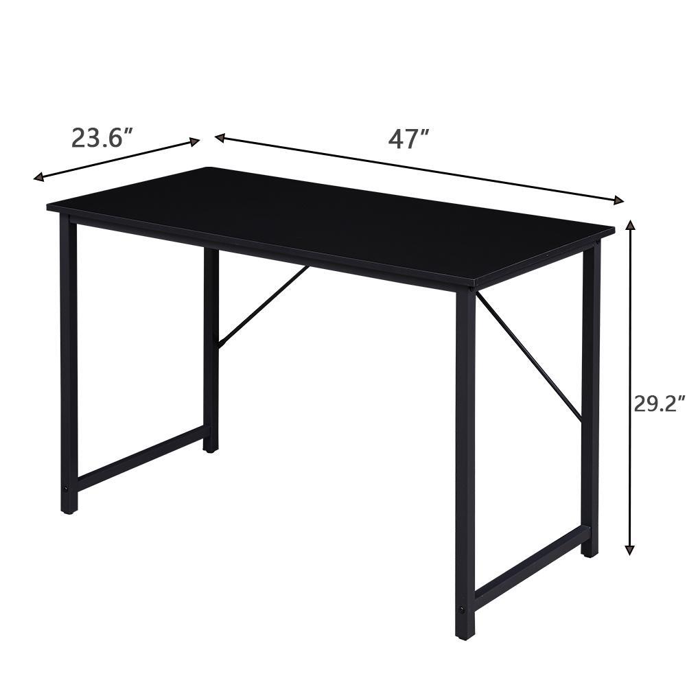 YES4HOMES Computer Desk, Sturdy Home Office Desk for Laptop, Modern Simple Style Writing Table, Multipurpose Workstation - TRENDZ