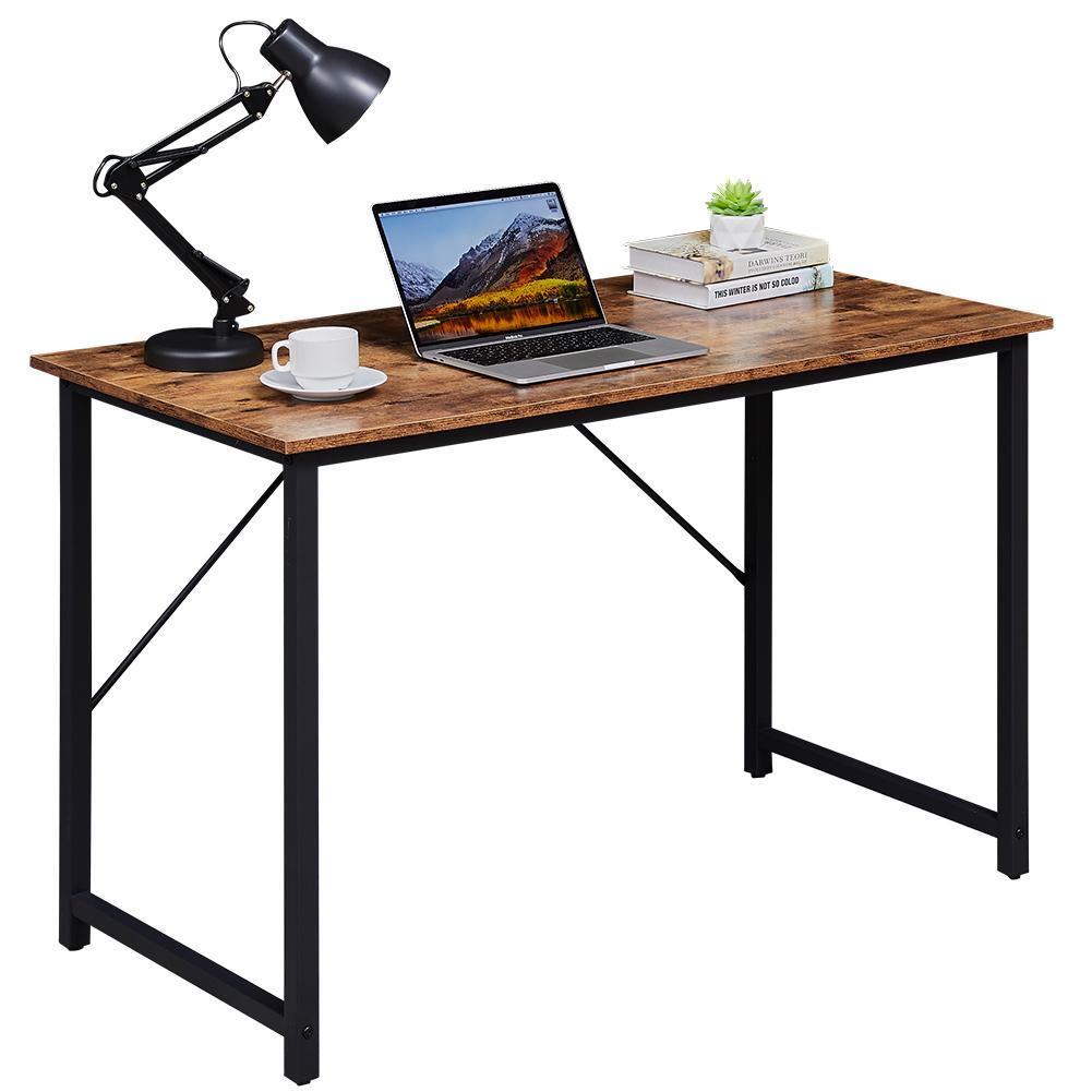 YES4HOMES Computer Desk, Sturdy Home Office Desk for Laptop, Modern Simple Style Writing Table, Multipurpose Workstation - TRENDZ