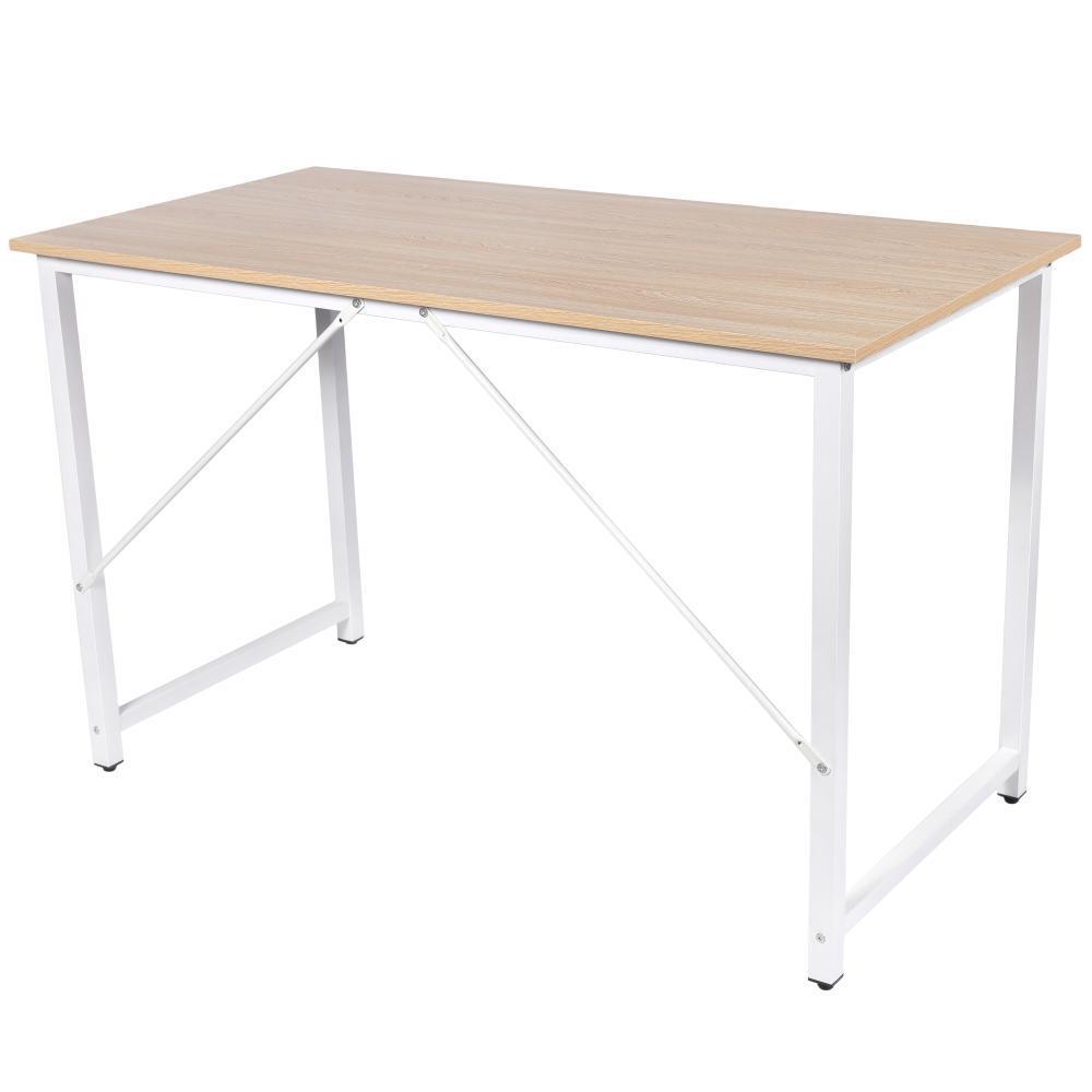 YES4HOMES Computer Desk, Sturdy Home Office Laptop Desk Modern Writing Table, Multipurpose Workstation - TRENDZ