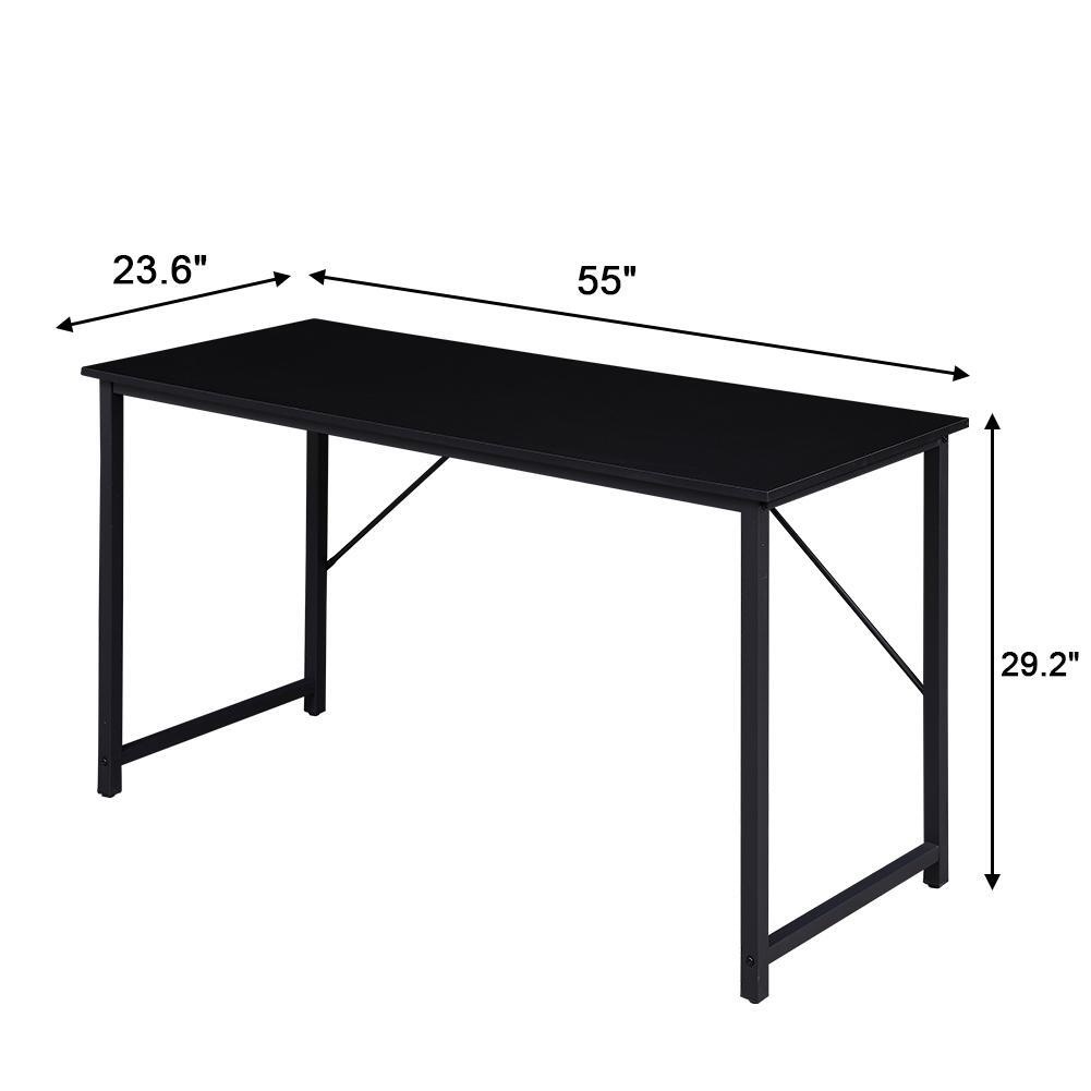 YES4HOMES Computer Desk, Sturdy Home Office Gaming Desk for Laptop, Modern Simple Style Writing Table, Multipurpose Workstation - TRENDZ