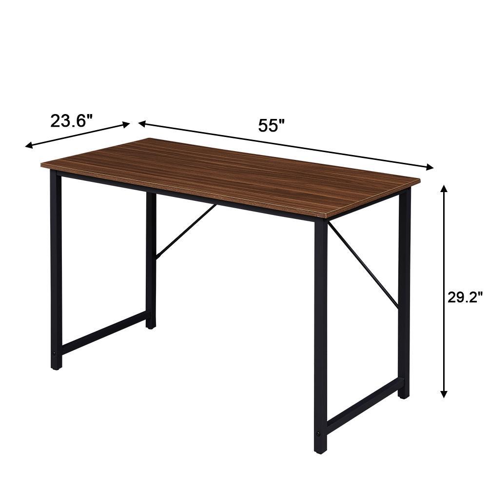YES4HOMES Computer Desk, Sturdy Home Office Gaming Desk for Laptop, Modern Simple Style Writing Table, Multipurpose Workstation - TRENDZ