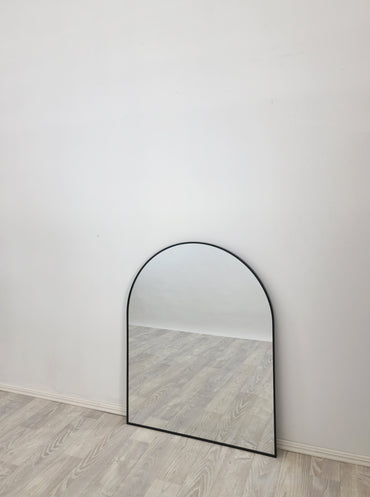 Black Metal Arch Mirror - Small 80cm x 100cm - TRENDZ