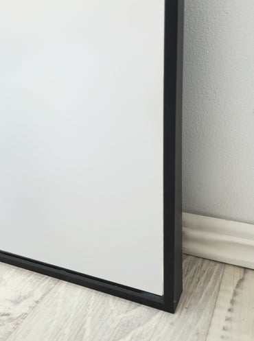 Black Metal Arch Mirror - Small 80cm x 100cm - TRENDZ