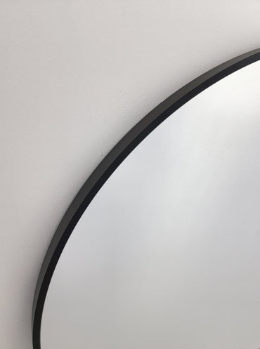 Black Metal Arch Mirror - Small 80cm x 100cm - TRENDZ