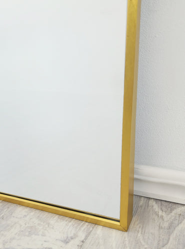 Gold Metal Arch Mirror - Small 80cm x 100cm - TRENDZ